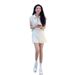 Women's Polo Collar Sleeveless Set Casual Slimming Two Piece Outfit Fashionable Stylish Short Skirt Petite Youthful_ecoleips.com