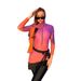 Muslim Swimsuit Long Sleeve Wetsuit Beachwear Sunscreen Floral Print Swimsuit Diving Suit_ecoleips.com