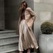 Skirt For Women New Summer Style Elegant High-waisted Satin Satin Long Skirt_ecoleips.com