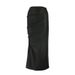 AC617 European American High-waisted Sexy Bodycon Midi Skirt With Slit, Slim Fit, Elegant And Versatile Style_ecoleips.com