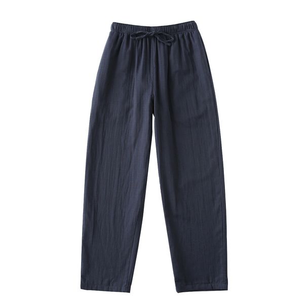 Fashion New Spring Autumn Women Pajama Pants 100% Cotton Couple's Sleepwear Home Wear Trousers Stripe Men Nightwear Pantalones_ecoleips.com