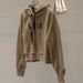 European And American Foreign Trade Embroidered Short Hooded Sweatshirt For Women, Thin Loose Plus Size Korean Style_ecoleips.com