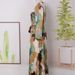 Verve MT142 Women's Robe 2025 New Printed Embroidered Large Swing Muslim Dress Ins_ecoleips.com