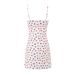 2024 Summer Collection European And American Cross-Border Wholesale Sexy Pure Desire Hot Girl Chiffon Floral Slim-Fit_ecoleips.com
