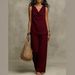 Organic Linen Lounge Set – Women's V-Neck Tank & Wide-Leg Pants (S-XXL, 5 Earth Tones)_ecoleips.com