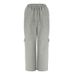AC848 Cross-Border Foreign Trade New Women's Straight-Leg Pocket Sports Casual Comfortable Loose Wide-Leg_ecoleips.com