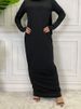Summer Skirt For Ladies New Inner Dress Muslim Casual Dress For Women Clothing Islamic Abaya Long Sleeve Maxi Slim Inner Dress_ecoleips.com