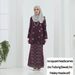 Elegant Modest Muslim Dress Set For Women – Flowy Long Sleeve Top & Maxi Skirt – Comfortable & Stylish Islamic Outfit_ecoleips.com