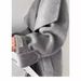 Large Lapel Collar Double-sided Wool Coat, Extended And Enlarged Belt Bathrobe Lace-up Woolen Thickened Long-haired Coat For Women_ecoleips.com
