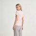 American-style Spicy Girl Short-sleeve T-shirt For Women, 2026 New Spring And Autumn Collection, Pink Round-neck,_ecoleips.com