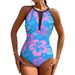 One-Piece Swimsuit Soft Women'S Swimsuit Polynesian Push-Up Girls' Swimsuit Custom-Made Printed Tropical Party Beach Swimsuit_ecoleips.com