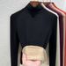 Women's Clothing Cashmere & Silk Thermal Base Layer Turtleneck Top - Soft Fleece-Lined Winter Warm Long Sleeve Shirt (High/Mid/Stand Collar Options)_ecoleips.com