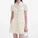 Women's Clothing Color Lapel Lace Hollow Single Breasted Short Dress Spring And Summer New_ecoleips.com