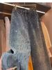 Women's Clothing High End Versatile High Waist Slim Straight Pants Blue Two Color Hot Diamond Jeans_ecoleips.com