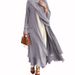 Verve Plus Size Women's Cardigan Coat Robe Long Dress Autumn Clothing_ecoleips.com