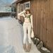 YC&American Retro Stretchy White Autumn And Winter Cropped Pants Versatile Slim-fit Skinny Jeans For Women New Style_ecoleips.com