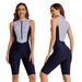 European And American Foreign Trade Sun-protective Women's Swimsuit, Diving, One-piece Sleeveless Tank Top, Surfing_ecoleips.com