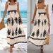 Women's Clothing Printed Wrap Dress Regular Fit For Beach Holiday Spring/Autumn Summer New Ladies Clothing_ecoleips.com