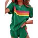 Spring Summer Loungewear Set For Women Casual Fashionable Simple Style Bestseller_ecoleips.com