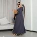 2025 New Muslim Suede Large Size Robe Elegant Temperament Dress_ecoleips.com