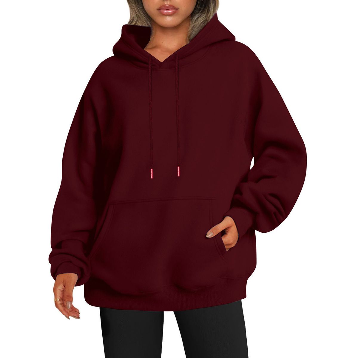 Women's Clothing Oversized Drop Shoulder Hoodie - Heavyweight Unisex Pullover (XS-5XL, 17 Colors)_ecoleips.com