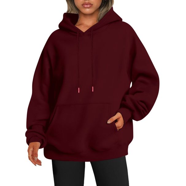 Women's Clothing Oversized Drop Shoulder Hoodie - Heavyweight Unisex Pullover (XS-5XL, 17 Colors)_ecoleips.com
