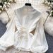 Parisian Beaded Lace Blouse & High-Waist Skirt Set – Feminine Elegance | Beige | Sizes M-Xxl Breathable Comfort_ecoleips.com
