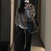 ng2510292 Ng2510292 Hooded Zipper Sweater For Women, Spring Autumn Korean Style, New Inner And Outer Wear, Lazy Loose Cardigan Knitwear,_ecoleips.com
