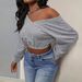 Voya New European And American Sexy V-neck Top T-shirt For Women's Clothing, Casual Sports Fashion Cut Short Hoodie_ecoleips.com
