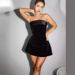 Foreign Trade 2023 Winter New Women's Fashion Sexy Hot Girl Backless Off-Shoulder Tube Top Dress_ecoleips.com