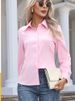 K New Women's Fashion Casual Long Sleeve Button Cardigan Shirt Blouse Female_ecoleips.com