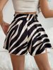 High-Waisted Casual Shorts For Women Summer New Style Print Fashion_ecoleips.com