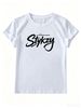 Minimalist Printed Women’s T-Shirt, Soft Crew Neck Short Sleeve Top, Versatile Spring Summer Daily Clothing_ecoleips.com