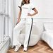 Women's Clothing Women's Cartoon Dinosaur Print Casual Suit Set Crew Neck Short Sleeve Top And Straight Leg Pants Loose Fit_ecoleips.com