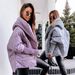 Women’s Diamond Quilted Puffer Jacket – Stylish Short Coat With Zip Closure (Gray, Coffee, Pink, Black, XS-XXXL)_ecoleips.com