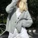 Diyun European And American Simple Vacation Button Solid Color Long Sleeve Sweater Knitted Women's Clothing 2025 Autumn_ecoleips.com