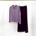 Spanish Niche Spring And Autumn Women's Fashion Set Long Sleeve Shirt High Waist Slim Velvet Skirt_ecoleips.com