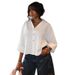 Women’s Relaxed Fit Striped Shirt With Lapel Collar Fall Trendy Oversized Blouse, Stylish & Versatile_ecoleips.com