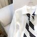 Women's Clothing Real Shot Of The New Autumn Design Tie High End Shirt Temperament Top Shirt Women_ecoleips.com