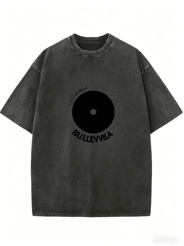 Washed Casual Streetwear Top, Women's Loose Crew Neck T-Shirt For Comfortable All Day Wear_ecoleips.com