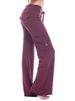K Elastic Waist Button Pocket Yoga Pants For Comfortable And Lazy Style, Slimming Off_ecoleips.com