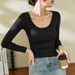 2025 #High Quality Products # Skin Friendly And Comfortable Modal Premium Cotton 2025 Autumn Outfit New Long Sleeved T-Shirt_ecoleips.com