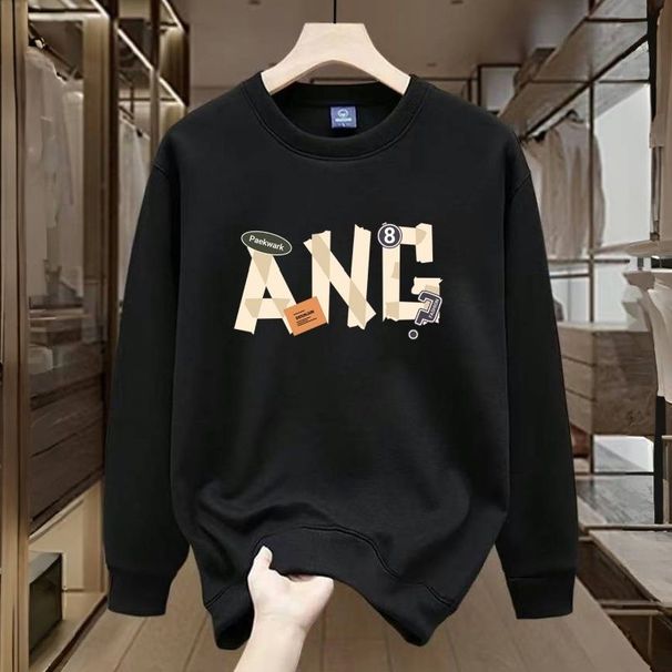 FW25 Matching Couple Cotton Crew Neck Sweatshirt - His & Hers_ecoleips.com