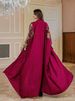 Modest Abaya Dress/Muslim Dress Women Elegant Embroidered Abaya Dress – Modest Long Sleeve Maxi Robe With 3D Floral Patterns (M-XXL)_ecoleips.com