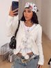 Autumn New Style Cardigan/short Top For Women; Knitted Cardigan._ecoleips.com