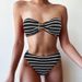 Women's Clothing Top Bikini Women New Strapless Split Triangle Bikini Swimsuit_ecoleips.com