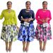 Plus-Size Floral Print Dress – Stylish & Comfortable Women’s Dress For Casual & Summer Wear_ecoleips.com