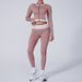 Houndstooth Sportswear Jacket Yoga Suit High End Women's Fitness Casual Women's High Waist Yoga Pants_ecoleips.com