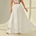 Women's Elegant Solid Color A-Line Long Skirt Hot Selling Fashionable Casual Wear for Vacation_ecoleips.com