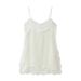 Women's Clothing Lace Trimmed Slit Camisole Top Pajama Style Sexy Summer New_ecoleips.com